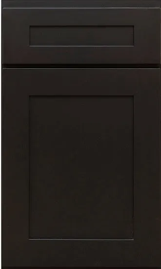 Tall 18" - Pure Black 18 Inch Pantry Cabinet/94" Face