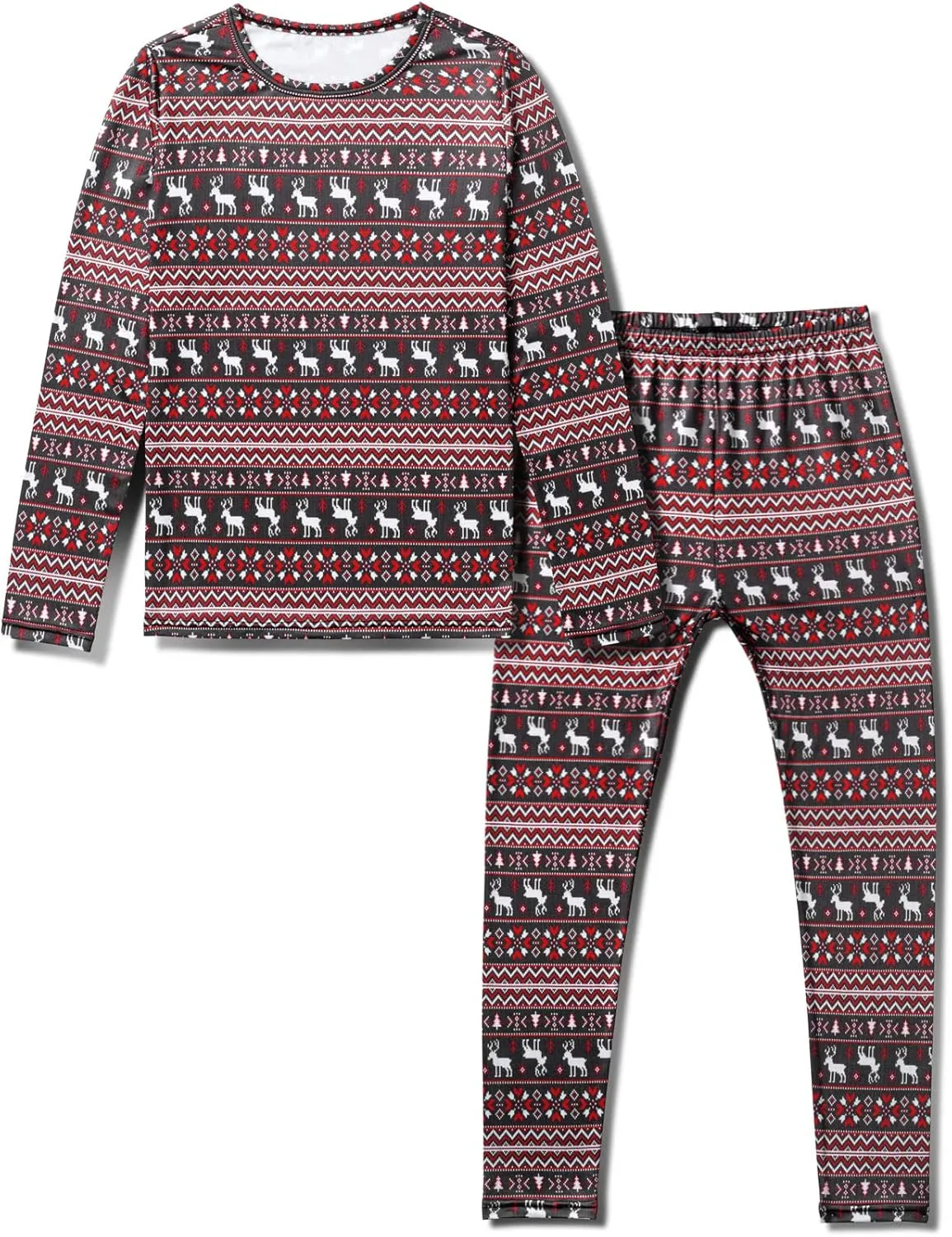 TSLA Kid's & Boy's and Girl's Thermal Underwear Set, Soft Fleece Lined Long Johns, Winter Base Layer Top & Bottom