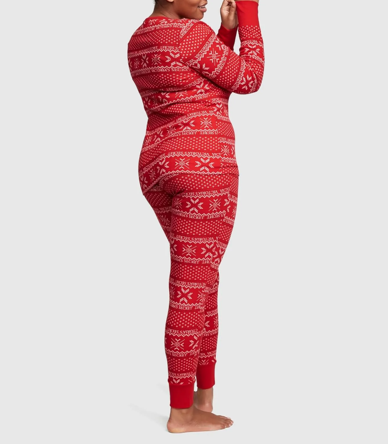 Victoria's Secret Thermal Pajama Set, Long Sleeve Shirt and Pants, Sleepwear for Women (XS-XXL)