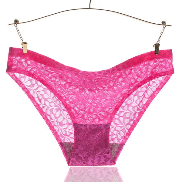 Women Low Waist Sexy Thongs Seamless Elastic Panties